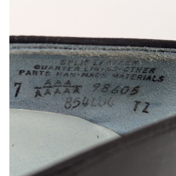 Life Stride Black Patent Mary Jane Heels Size 7 AAA Narrow Strap Vintage - Picture 6 of 8